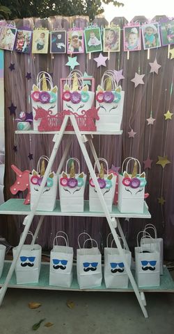 Candy Bag Stand - Birthday party decor