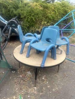 Preschool Table And Chairs