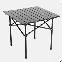 Portable Aluminum Camping Table Folding Side Table Lightweight Quick Set Up
