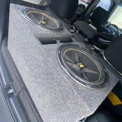 Kickers Dual Box Subwoofers 