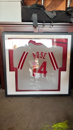 Pete Rose signed Cincinnati Reds Jersey
