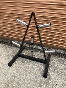 Heavy Duty Olympic Weight Tree/ Super Solid