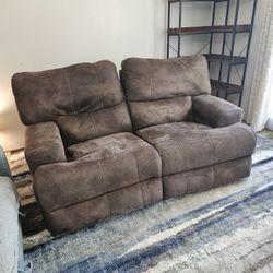 Free Power Reclining Loveseat