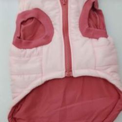 Gap Dog PUFFER Jacket Vest PINK! Size MEDIUM. Girl Dog PINK Coat. Dog Clothes
