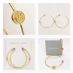 Michael Kors Hoop Earrings $119