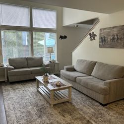 Living Room And Dining Room Table And Chairs