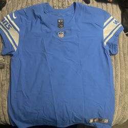 Nike Detroit Lions Onfield NFL Football Team Blank Jersey 