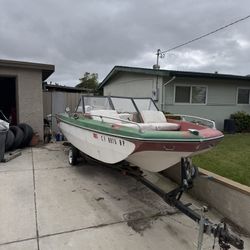Old Boat And Motor For Sale