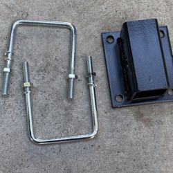 Rv Hitch Receiver For Bike Rack 4” Bar 2” Hole