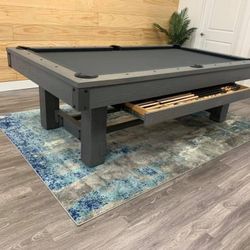 Rustic Pool Table 