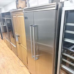 Viking Refrigerator And Freezer Side By Side Built In 42" Inch 