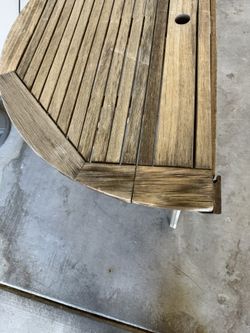 outside table