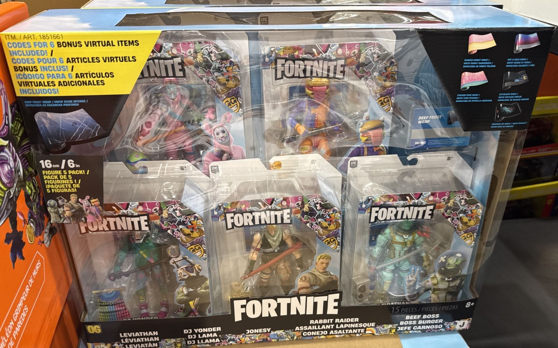 NEW Fortnite OG Legendary Series 6" Five Figure Pack w/ Extra Code, Sealed Box
