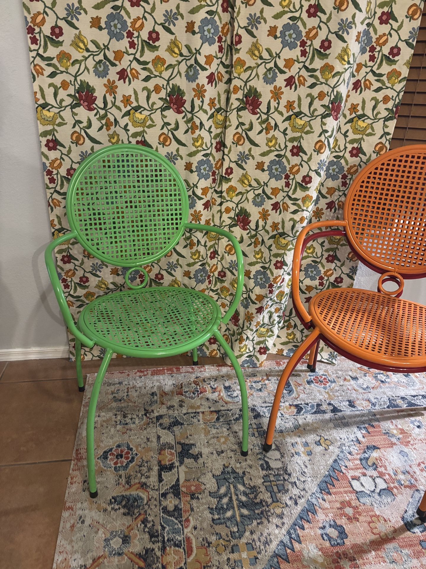 Stacking Metal Chairs