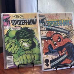 Lot of 2 Marvel Vintage Comics Spider-Man