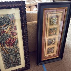 2 Custom Framed Pictures 