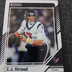 Near Mint,  C.J. Stroud Card. Comes In Sleeve.  Asking $3. Please Check Out All My Stuff.  