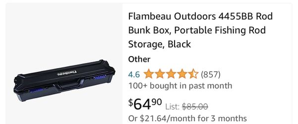 4455bb Bunk Box Flambeau Rod Bunk Box Portable Fishing Rod Case