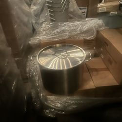 Stainless steel 40 quart stock pot NSF
