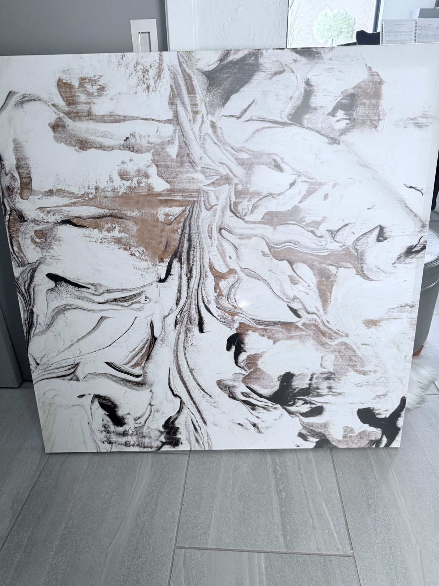 Wrapped canvas print - Marble Onyx