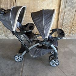 Double Seat Stroller 