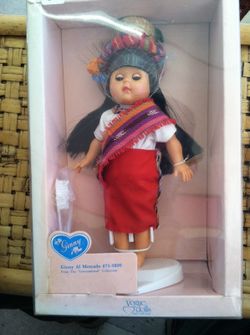 1988 Ginny Al Mercado #71-3800 collectible hard vinyl doll