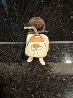 Southwestern Angel Clay Terracotta Christmas Ornament
