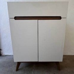 Mid Century Modern Shoe Storage Cabinet