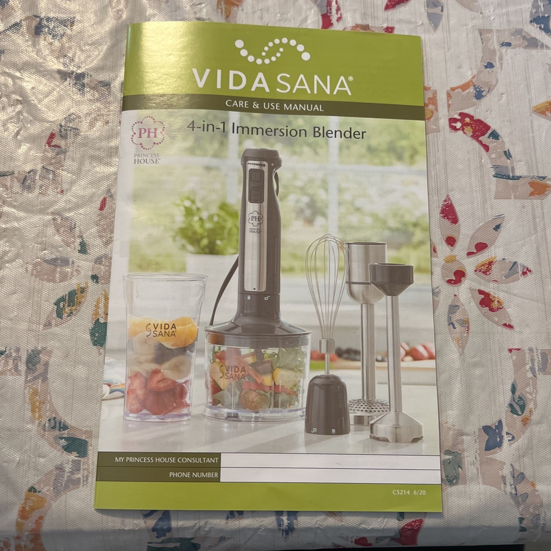 4 — in — 1 Immersion Blender Princess House