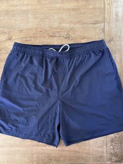 Chubbies Men’s 5.5” Shorts Navy Blue Elastic Waist Band Size 2XL