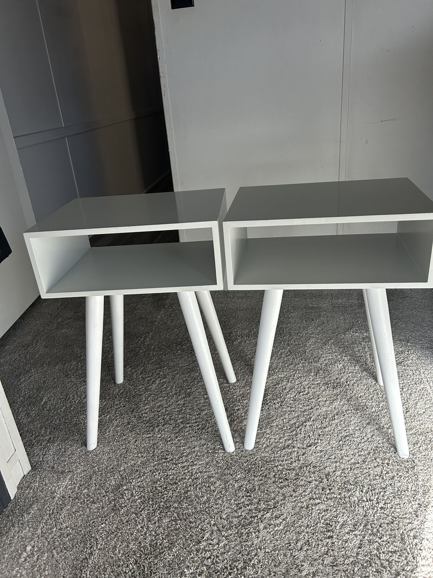Light Grey/Gray End tables