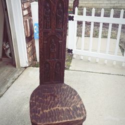 Antique Solid Wood Chair 