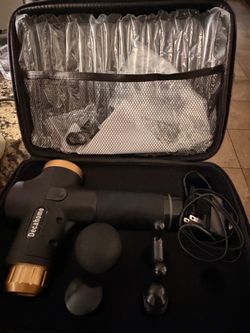 Decahome Massage Gun with Case and Attachments