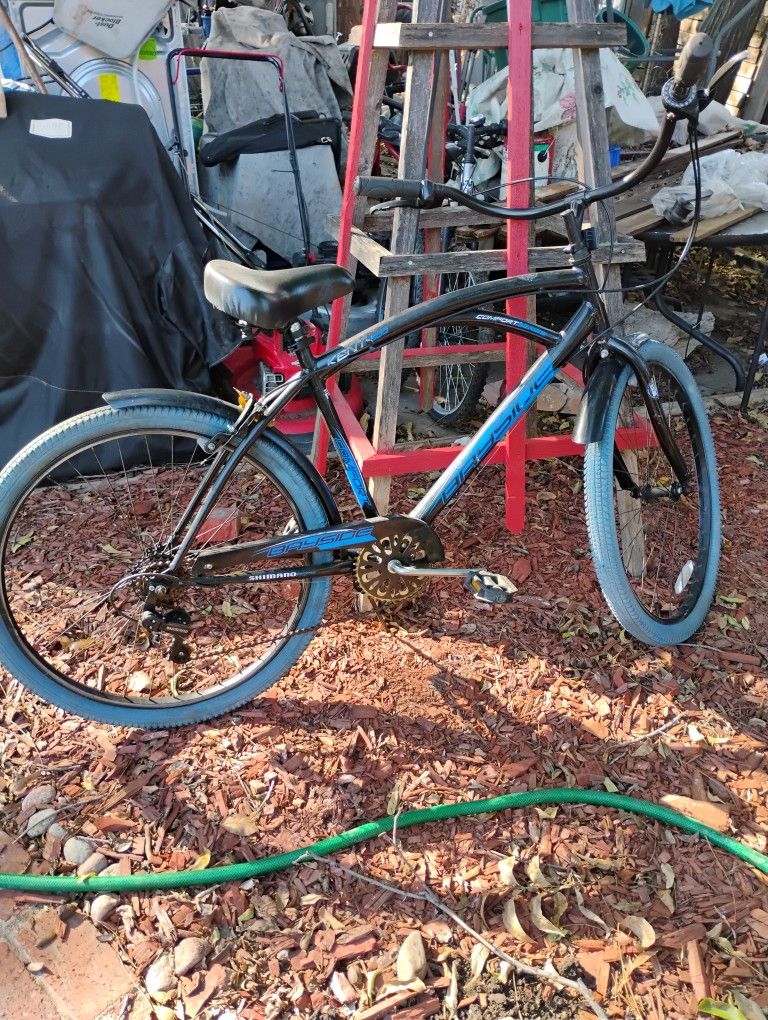 26" Cruiser Blue Bike