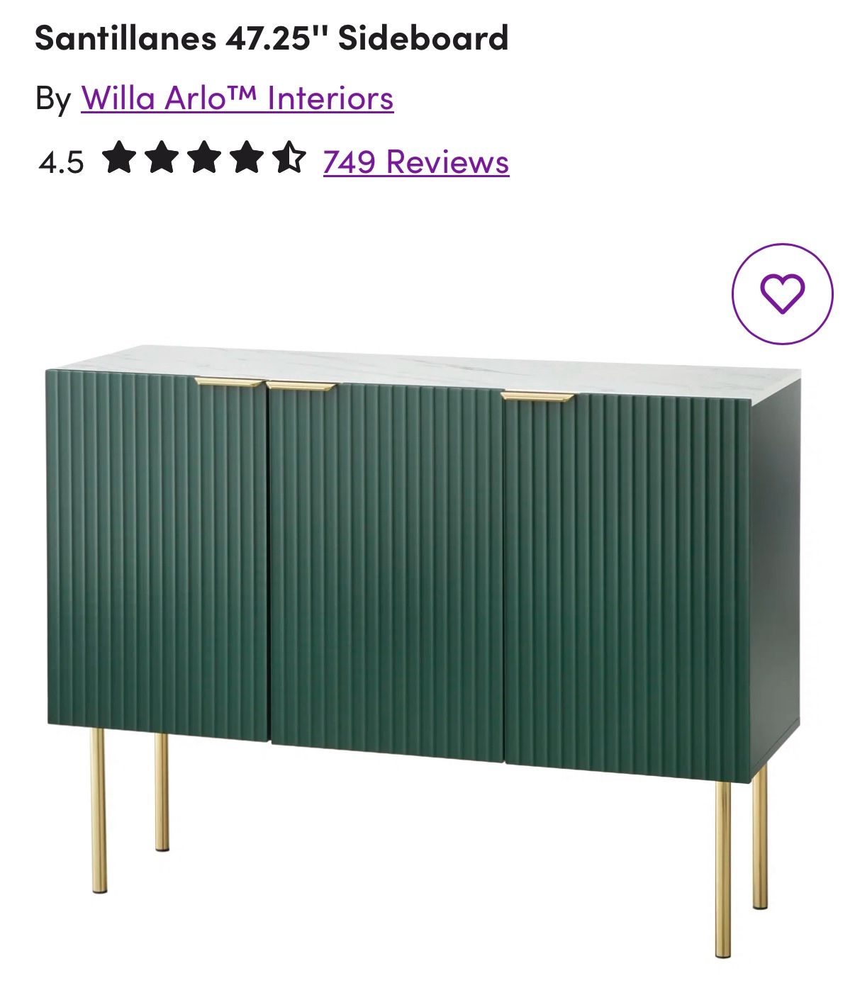 Santillanes 47.25'' Sideboard