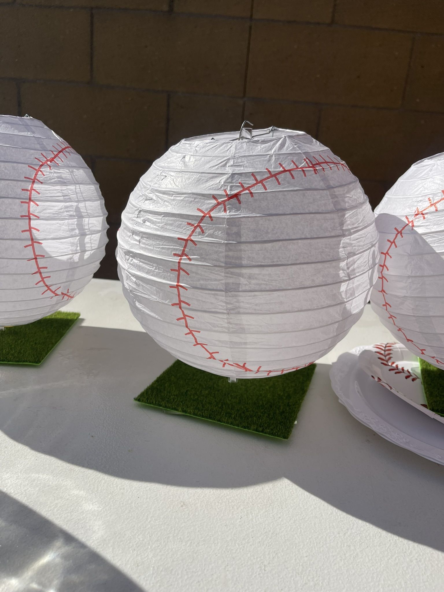 Baseball Party Centerpieces 