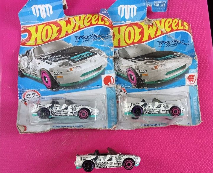 Hot wheels Cars 91 Mazda MX -5 Miata