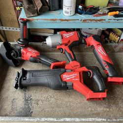 18 V Milwaukee tools, assorted prices