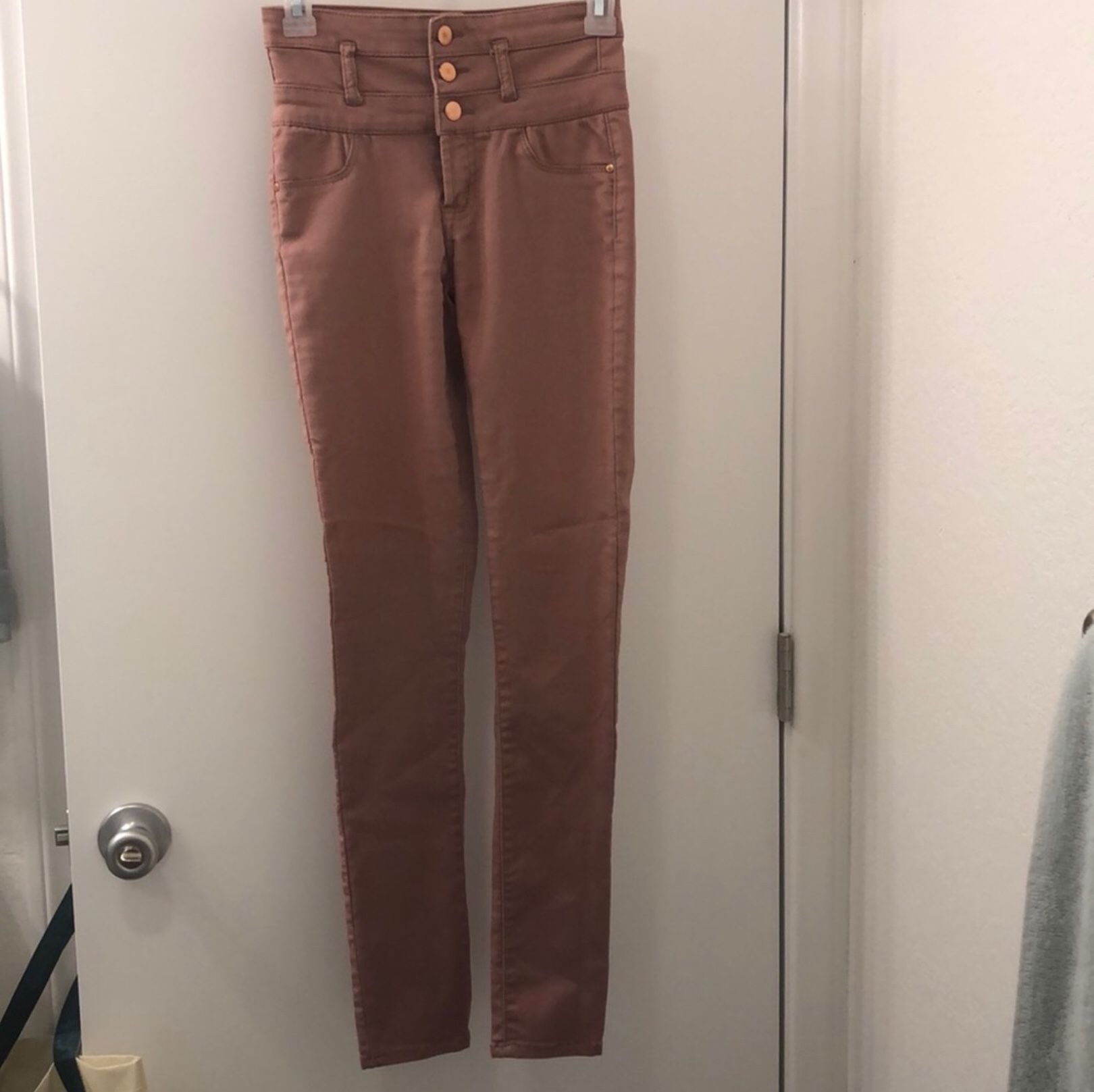 Refuge Rose Gold Jeggings
