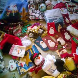 Huge Christmas Bundle Decor Decorations Snowman