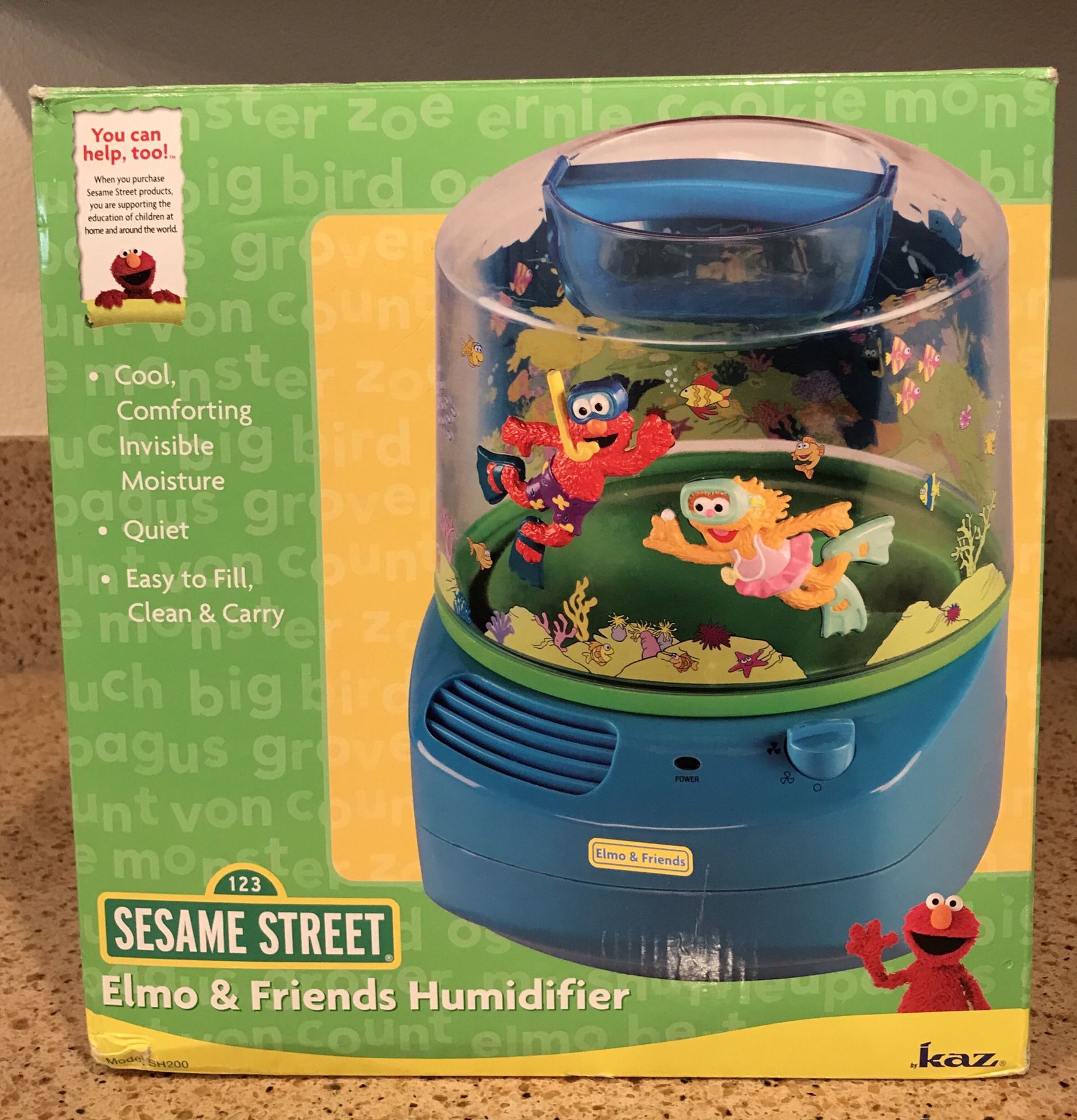 Gently Used Sesame Street Elmo & Friends Humidifier