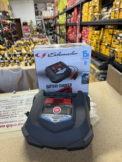 Schumacher Electric 6V/12V 15 Amp Fully Automatic Battery Charger & Maintainer with Battery Tester