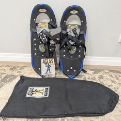 Atlas Brand Snow Shoe with Case Vintage