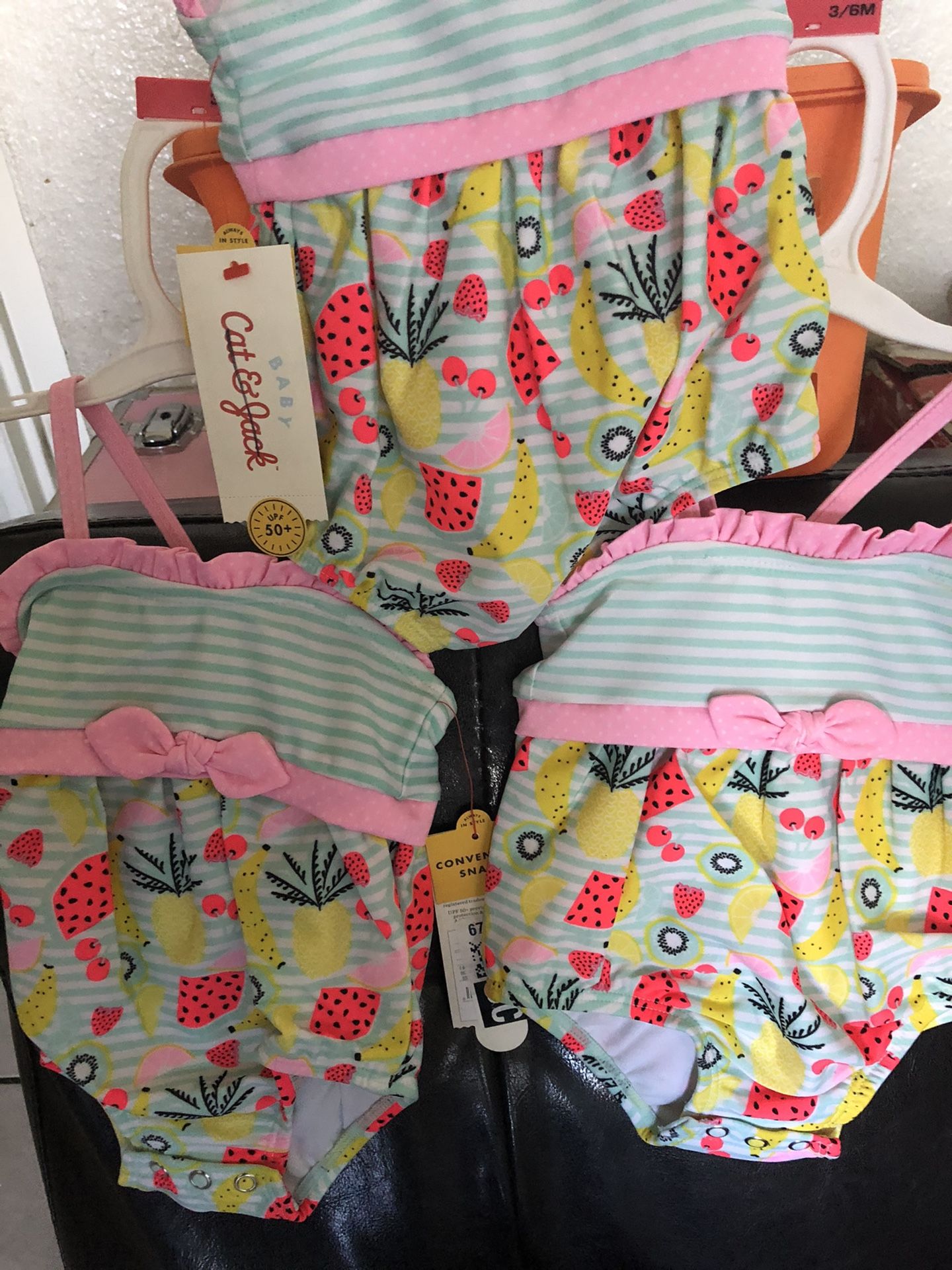 Baby bathing suits size 3 to 5 months five dollars each brand new