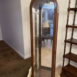 Antique China cabinet with glass shelves