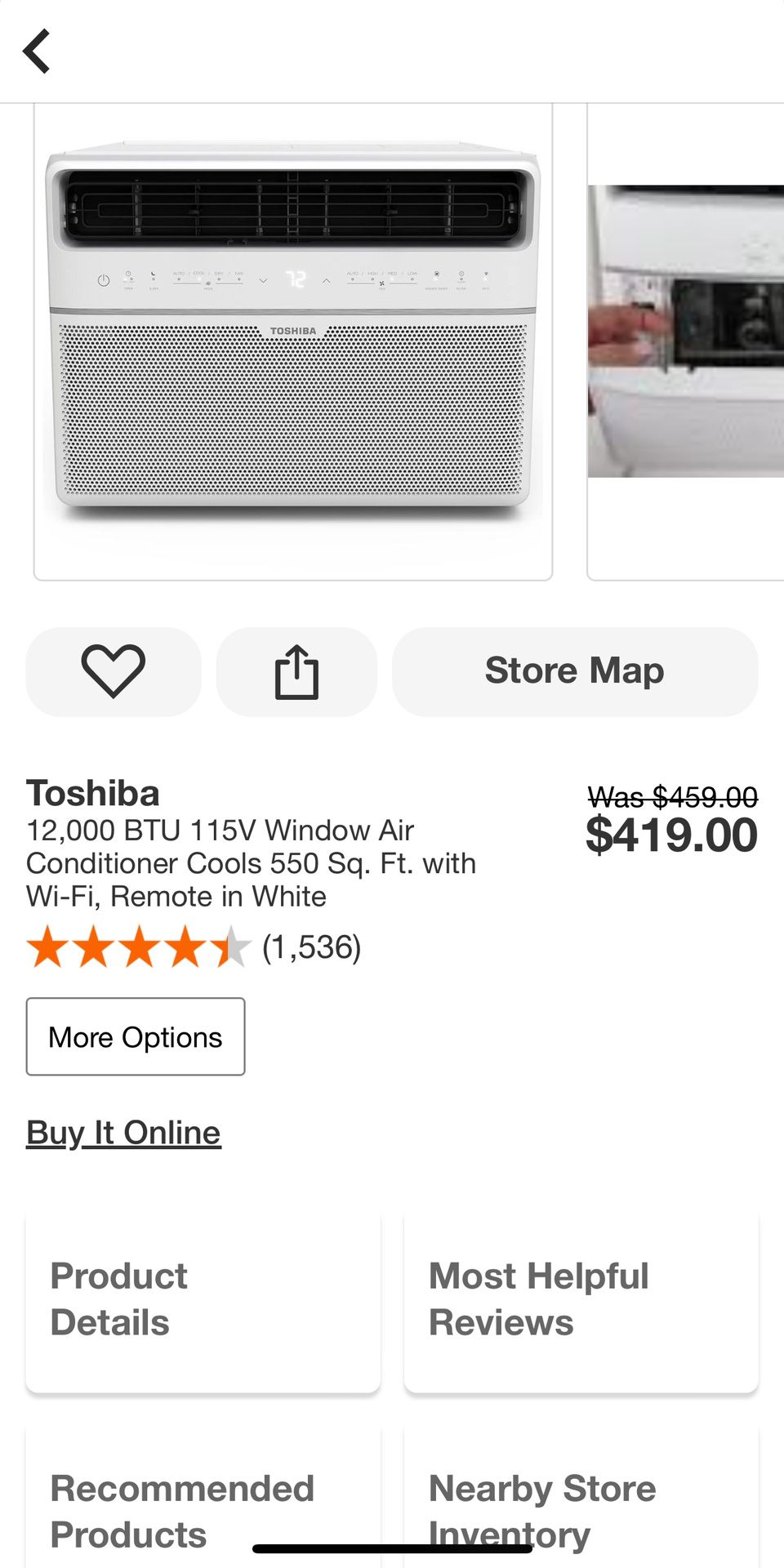 Toshiba Air Conditioner Brand New 