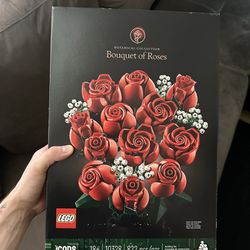 Lego Roses Bouquet From The Botanical Lego Collection 