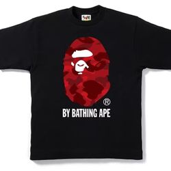 BAPE RED CAMO SHIRT NOT A REP.