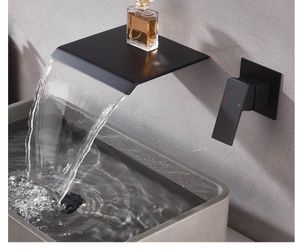 RF matte black wall mount worth full faucet for tub/sink