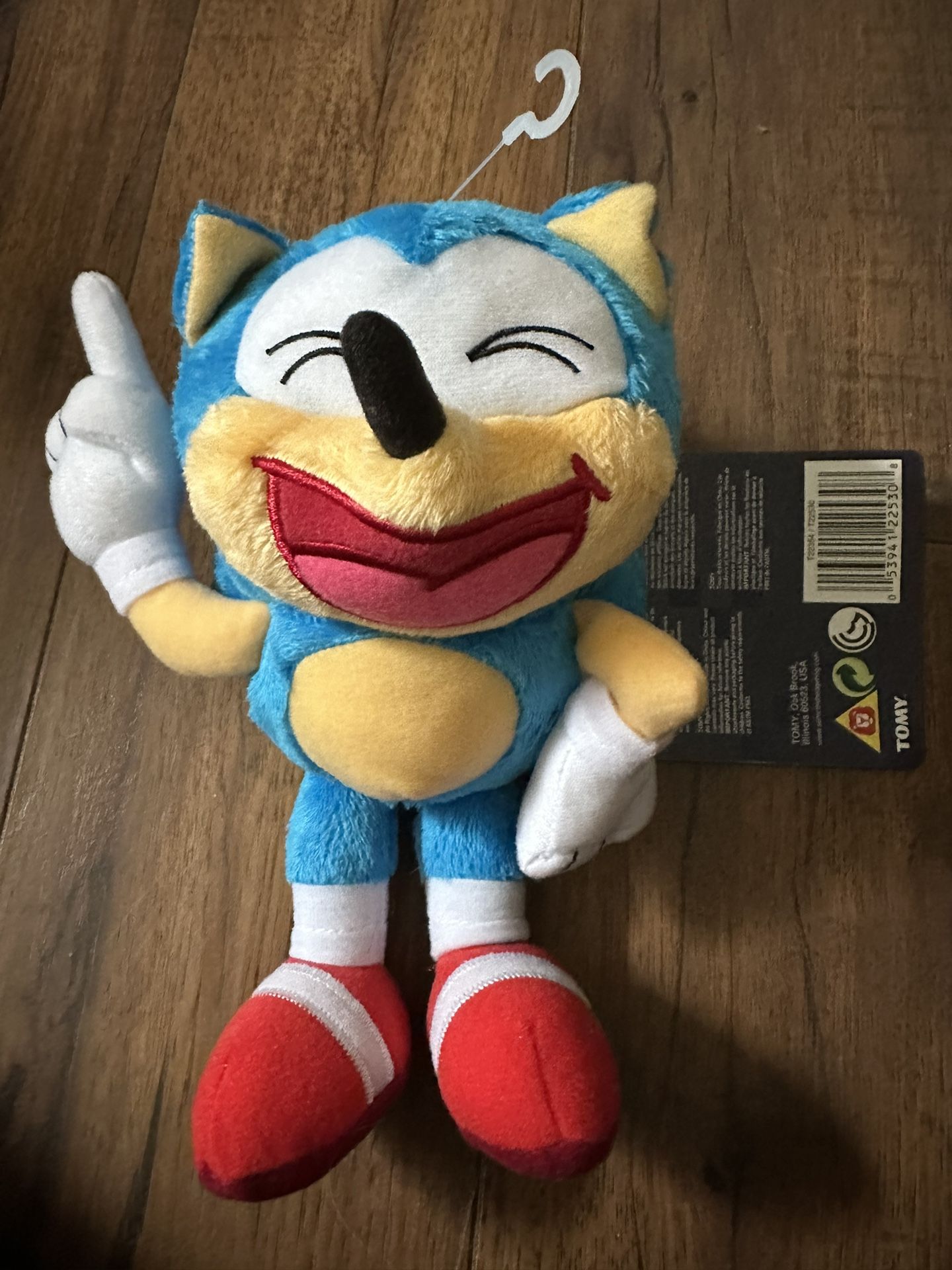 Rare Sonic The Hedgehog Laughing Plush